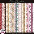 Sweet Caroline Digital Scrapbook Page Kit Papers Preview by ADB Designs