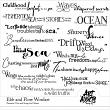  Ebb and Flow Digital Art Wordart by Art Addicts