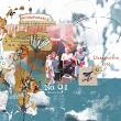 Digital scrapbook layout by Lynn Grieveson using 'Unique' collection