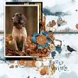 Digital scrapbook layout by Dady using Unique Collection