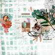 Digital scrapbook layout by Lynn Grieveson using "Seek" Project Kit