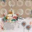 Scrapbook layout by Theresa Moxley using "Seek" Project Kit