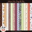 Autumn Color Page Kit Plus Patterned Papers