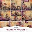 Mixed Media Papers No 5 Mystic Fungi by A Whimsical Adventure at Oscraps