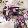 Digital scrapbook layout by Lynn Grieveson using "Many Moods" collection