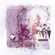 Digital scrapbook layout by Lynn Grieveson using "Many Moods" collection