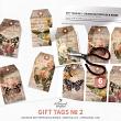 Gift Tags No 2 Grunge Butterflies & Roses by A Whimsical Adventure at Oscraps
