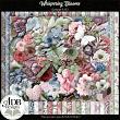 Whispering Blooms Digital Scrapbook Page Kit Preview by ADB Designs