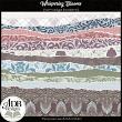 Whispering Blooms Digital Scrapbook Torn Edge Borders Preview by ADB Designs