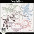 Whispering Blooms Digital Scrapbook Flourishes Preview by ADB Designs