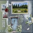 Whispering Blooms by ADB Designs Digital Art Layout by Maureen