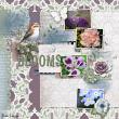 Whispering Blooms by ADB Designs Digital Art Layout by Renee