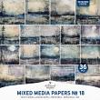 Mixed Media Papers No 18 Nocturnal Landscapes by A Whimsical Adventure at Oscraps