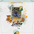 Dancing Leaves Alpha by Angelle Designs