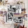 Digital scrapbook layout by Jam On Toast using "Many Moods" collection