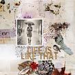 Digital scrapbook layout by Marijke using "Many Moods" collection