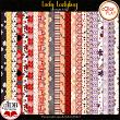 Lucky Ladybug Digital Scrapbook Page Kit Papers Preview by ADB Designs