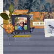 Digital scrapbook layout by Lynn Grieveson using "Verity" collection