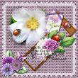 Lucky Ladybug by ADB Designs Digital Art Layout by Maureen