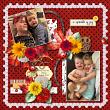 Lucky Ladybug by ADB Designs Digital Art Layout by Maureen