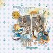 Digital scrapbook layout by Iowan using "Fresh" kit