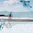 Digital scrapbook layout by Marijke using "Fresh" kit