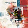 Digital scrapbook layout by Iowan using "Break Away" collection