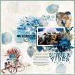 Digital scrapbook layout by cfile using "Break Away" collection