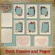 Floral Book Page Frames and Blank Pages by Idgie's Heartsong