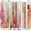 Goden Moments Digital Art Artistic Papers by Daydream Designs