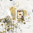 Digital scrapbook layout by Lynn Grieveson using "Our World" collection