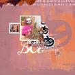 Digital scrapbook layout by Lynn Grieveson using "Spooked" kit