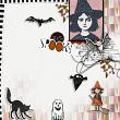 Digital scrapbook layout by Dady using "Spooked" kit