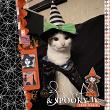 Digital scrapbook layout by Weaselwatchr using "Spooked" kit