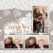 Digital scrapbook layout by Mocamom using Feuilles Kit