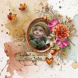  A Pocket Full Of Acorns Digital Scrapbook Page by Cathy