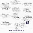 Winter Solstice Collection With Options by A Whimsical Adventure at Oscraps | Typewriter Poetry