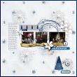 Digital scrapbook layout by cfile using Noel