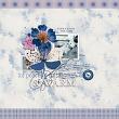 Digital scrapbook layout by Lynn Grieveson using "Wind Down' collection 