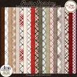 Rustic Holiday Digital Scrapbook Solid & Tartan Papers Preview by ADB Designs
