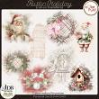 Rustic Holiday Digital Scrapbook Rub-On Transfers Preview by ADB Designs