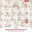 Mixed Media Papers No 47 Winter Frescoes by A Whimsical Adventure at Oscraps