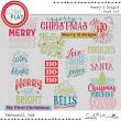 Merry & Bright {Collection Bundle} by Mixed Media by Erin Word Art