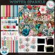 Winter Sparkle Digital Scrapbook Bundle Preview by ADB Designs