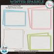 Winter Sparkle Plain Frames Preview by ADB Designs
