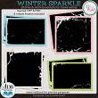 Winter Sparkle Digital Scrapbook Frames & Mask Sets Preview by ADB Designs