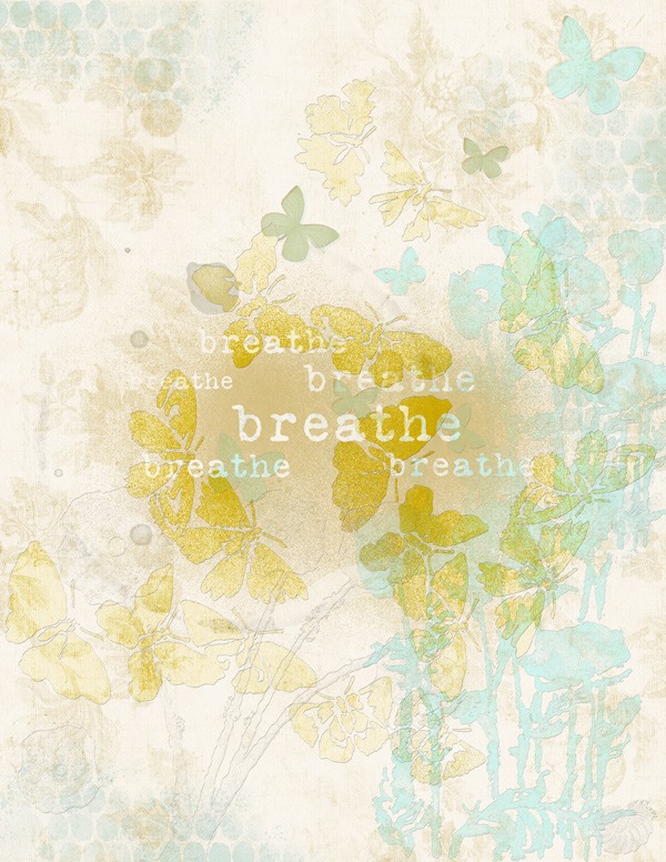 Breathe Digital Scrapbook by Vicki Robinson Sample Layout 01