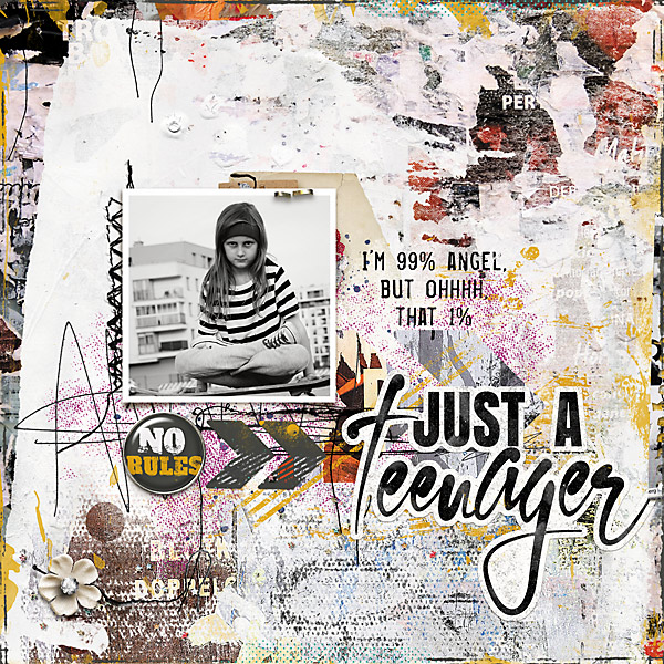 Tweens & Teens 1 Digital Scrapbook Kit