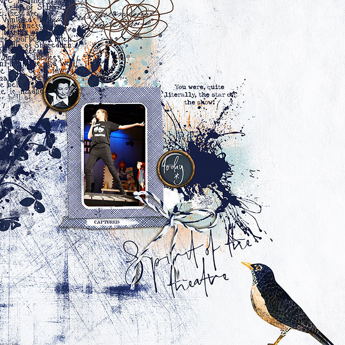 Digital Scrapbook layout using Days Like These collection by Lynn Grieveson