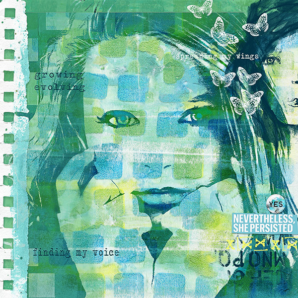 Unfinished Woman by Vicki Robinson Digital Art Scrapbook Page 15